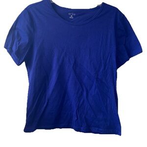 Erika Women's Vibrant Purple Short Sleeve Top